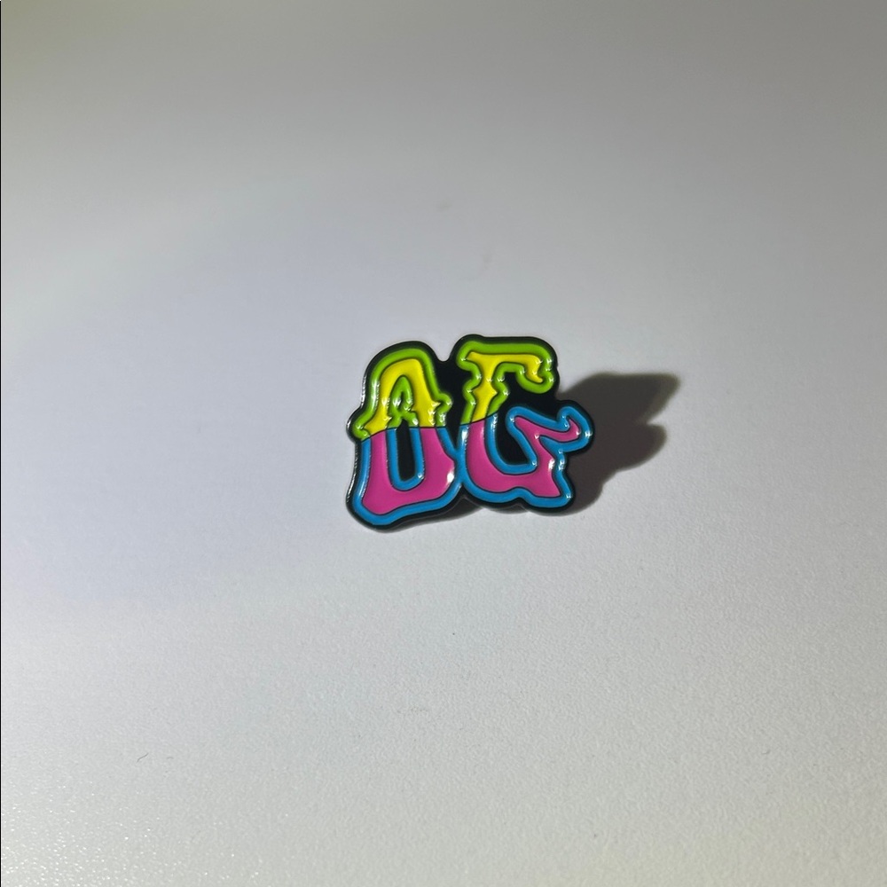 Colorful Psychadelic OG Enamel Pin